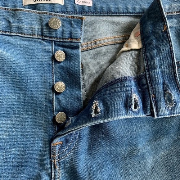 GRLFRND Tatum Raw Hem Cropped Jeans Highway Star - Picture 6 of 10